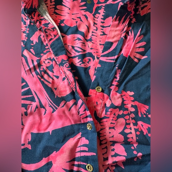 Lilly Pulitzer Lillith Tunic Night Caw Dress Size Medium - Picture 4 of 4